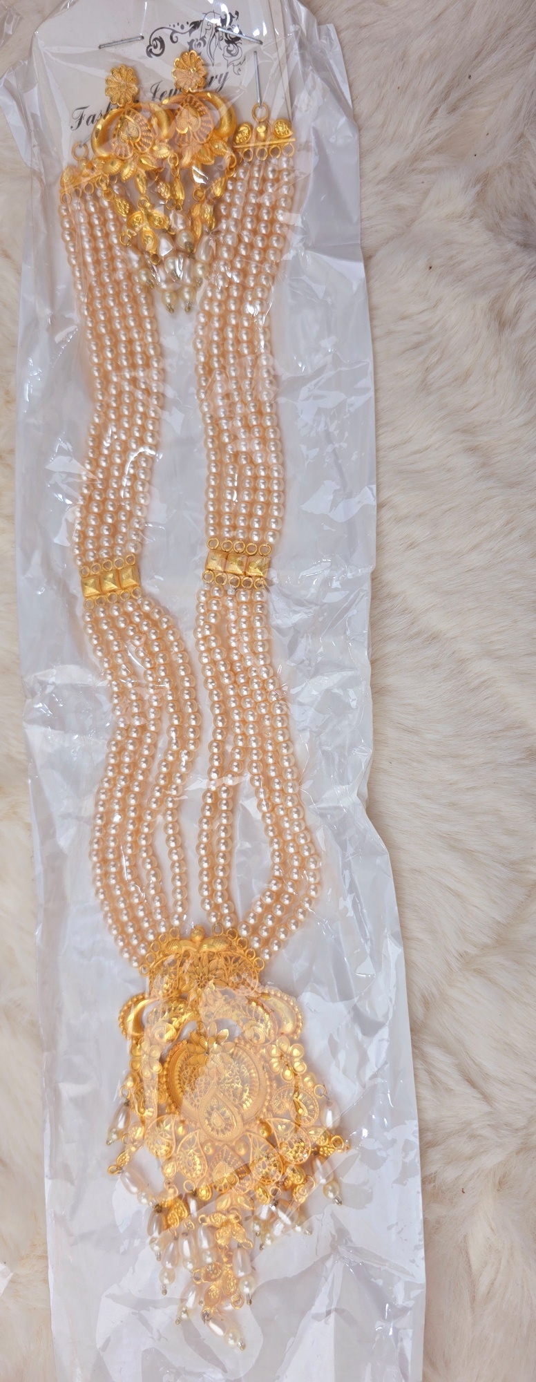 Royal Rani Haar Pearl Necklace Set (N-004)